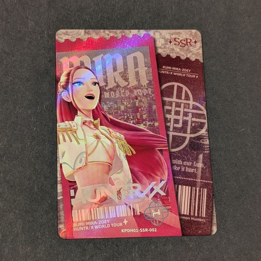 Kayou K-Pop Demon Hunters Mira Huntr/x World Tour SSR Card KPDH01-SSR-002